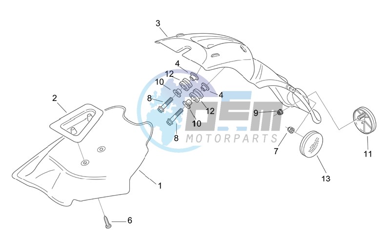 Rear body III - Mudguard