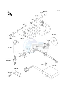 ZX 1100 D [NINJA ZX-11] (D7-D9) [NINJA ZX-11] drawing IGNITION SYSTEM