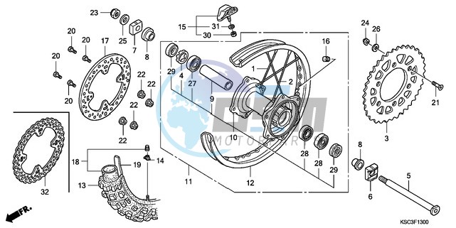 REAR WHEEL