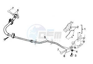 DNA 50 drawing Rear brake caliper