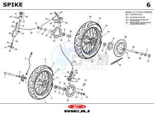 SPIKE-50-RED drawing WHEEL - BRAKES