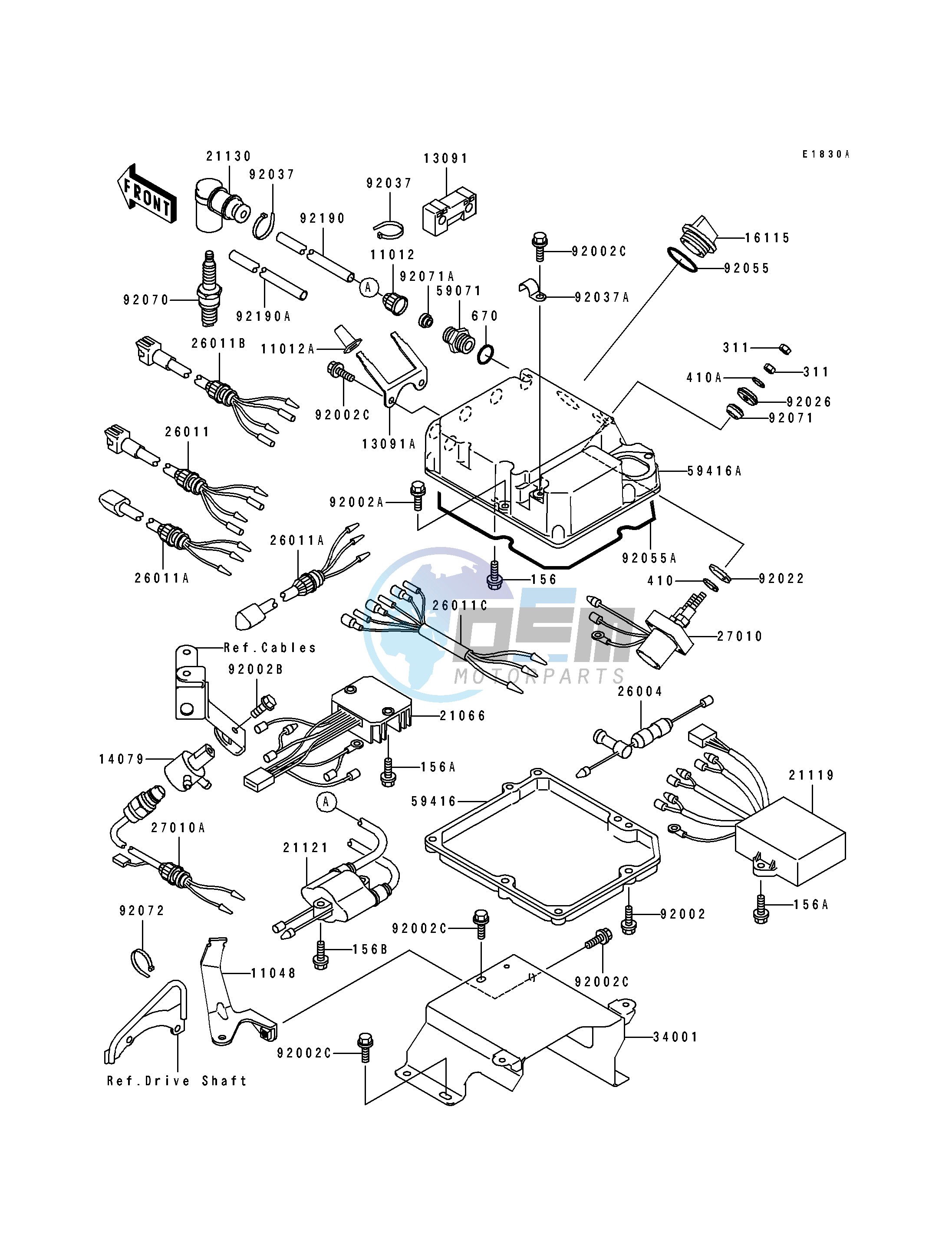 IGNITION SYSTEM -- JH750-B3- -