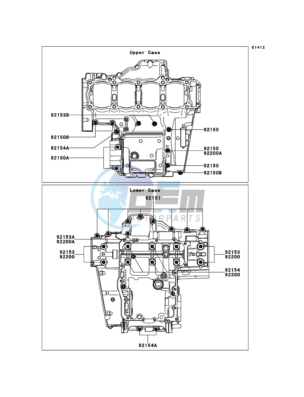 Crankcase Bolt Pattern