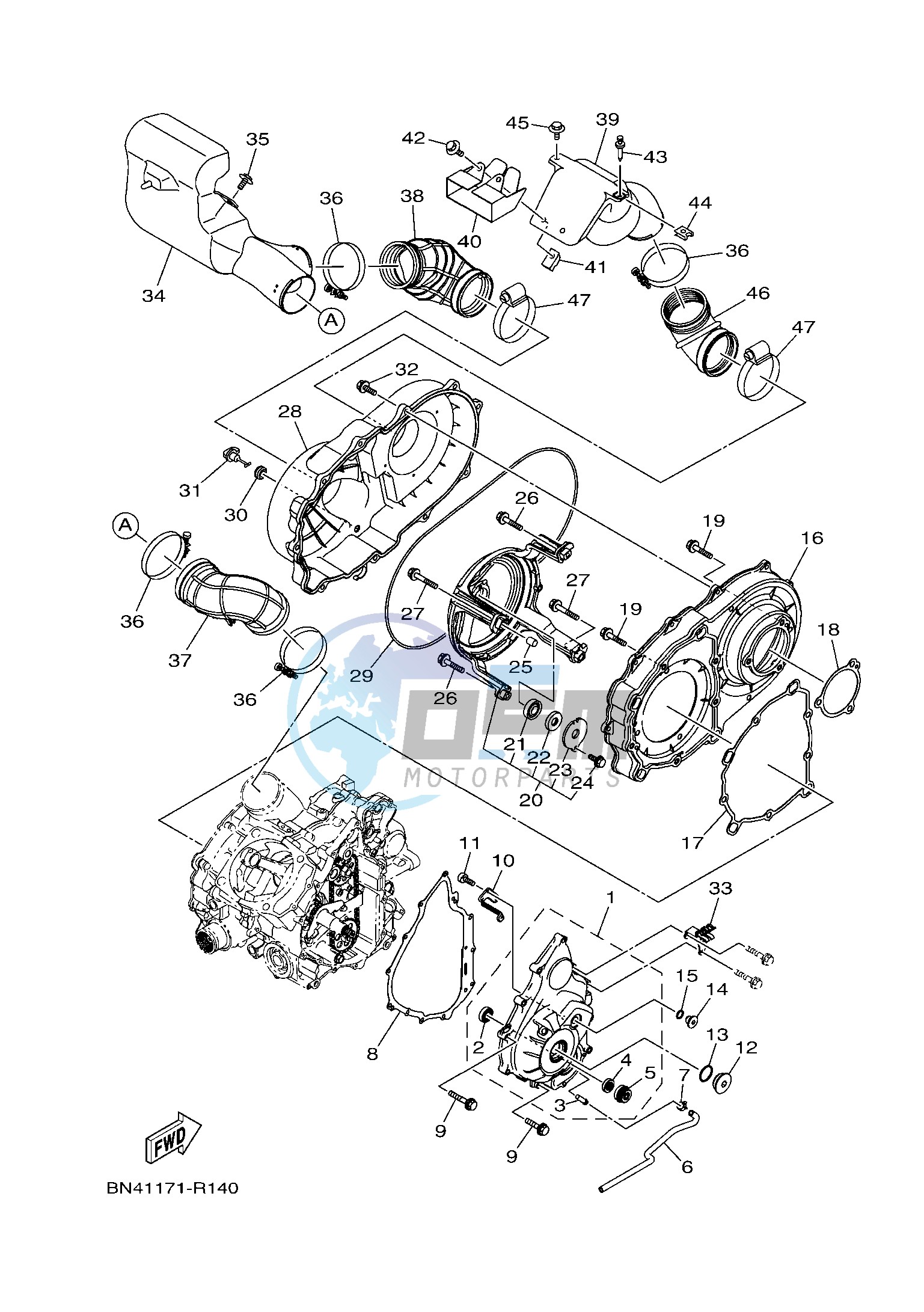 CRANKCASE COVER 1