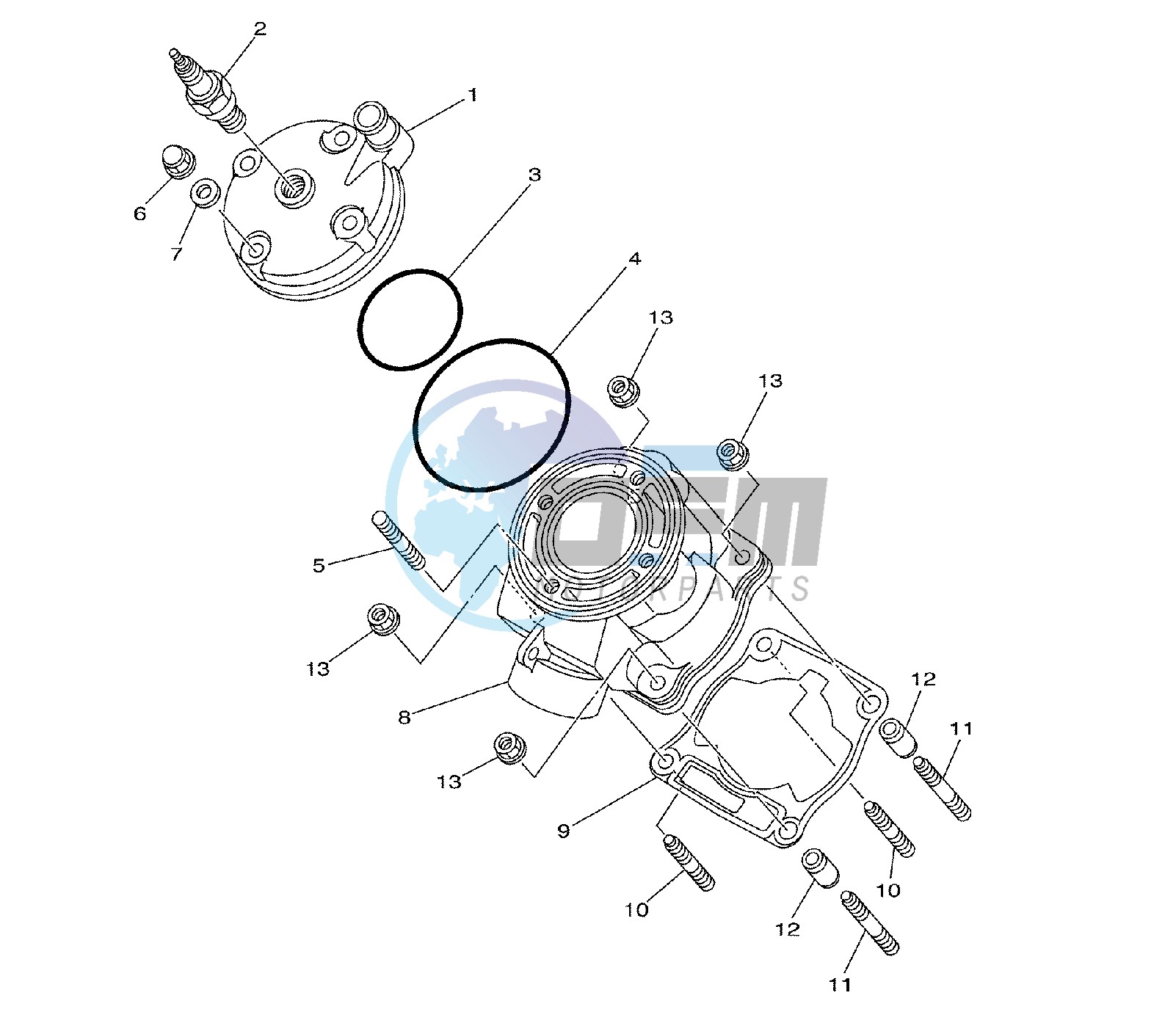 CYLINDER AND HEAD