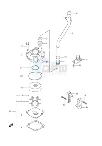 DF 70 drawing Water Pump (2008)