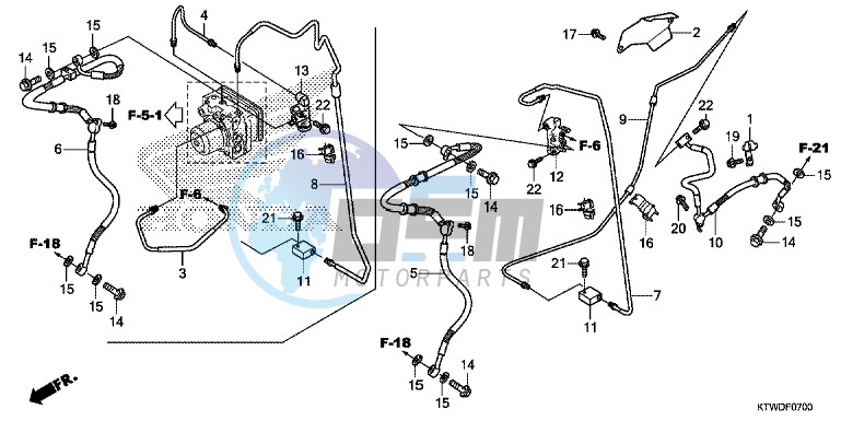 REAR BRAKE HOSE/ BRAKE PIPE