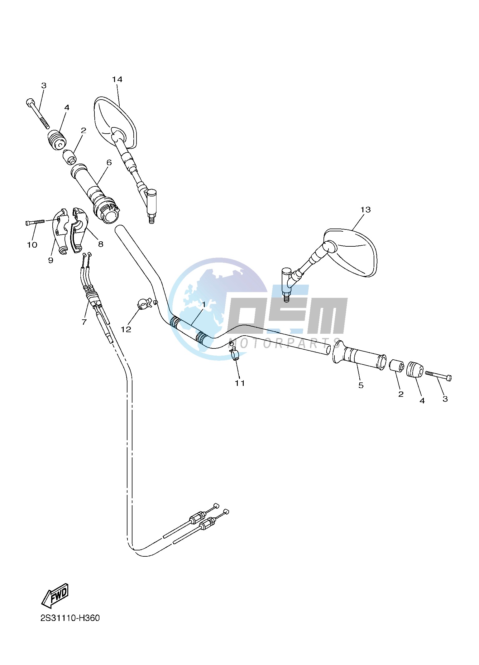 STEERING HANDLE & CABLE