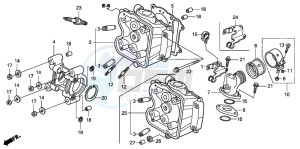 FES150 125 S-WING drawing CYLINDER HEAD