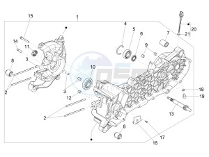 SPRINT 50 4T 3V 25 KMH E4 25 kmh (EMEA) drawing Crankcase