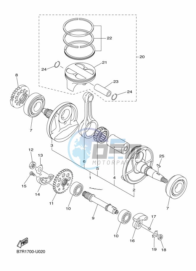 CRANKSHAFT & PISTON