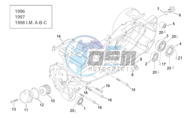 Central semi - crankcase I