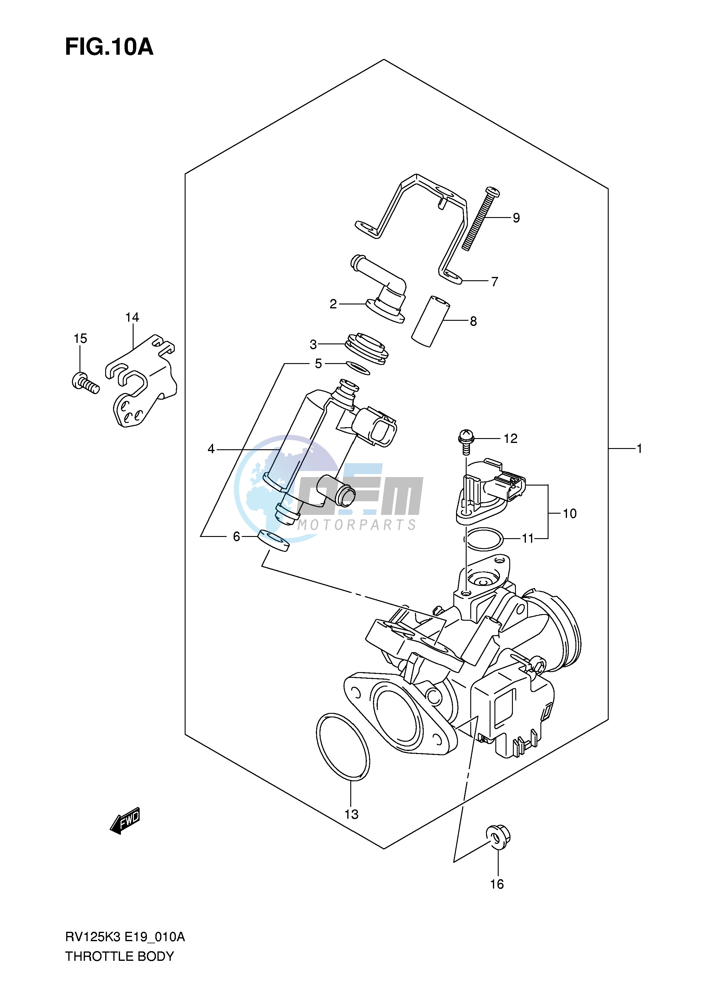 THROTTLE BODY (MODEL K7)