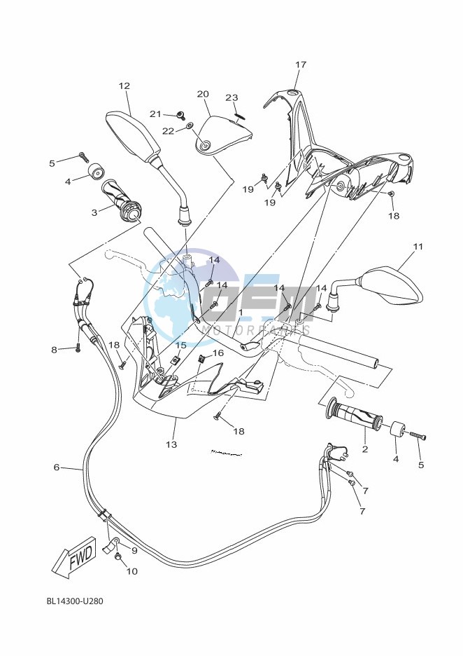 STEERING HANDLE & CABLE