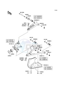 KVF750_4X4_EPS KVF750HCS EU drawing Front Suspension