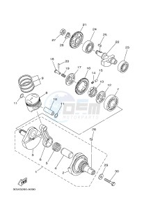 AG200FE (53CD 53CE) drawing CRANKSHAFT & PISTON