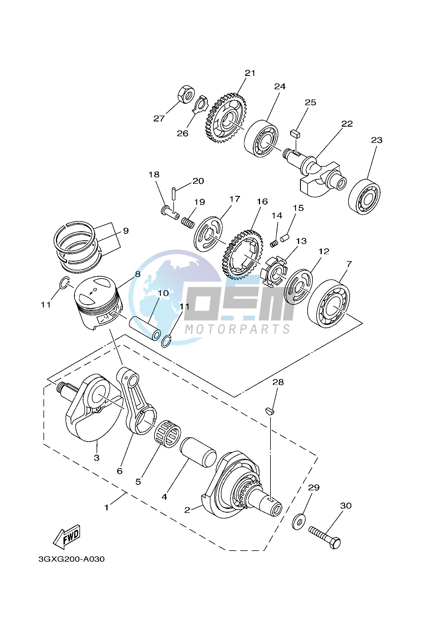 CRANKSHAFT & PISTON