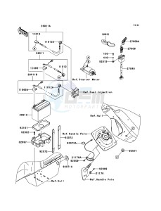 JET SKI ULTRA LX JT1500C8F EU drawing Electrical Equipment