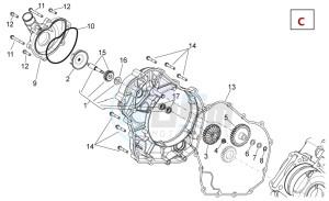 Shiver 750 drawing Water pump I