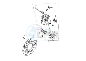 XT Z TENERE 660 drawing REAR BRAKE CALIPER