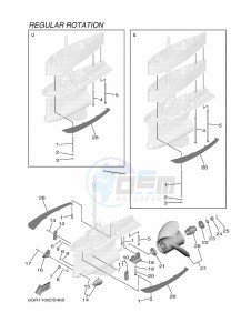 XF425NSA2-2018 drawing PROPELLER-HOUSING-AND-TRANSMISSION-3