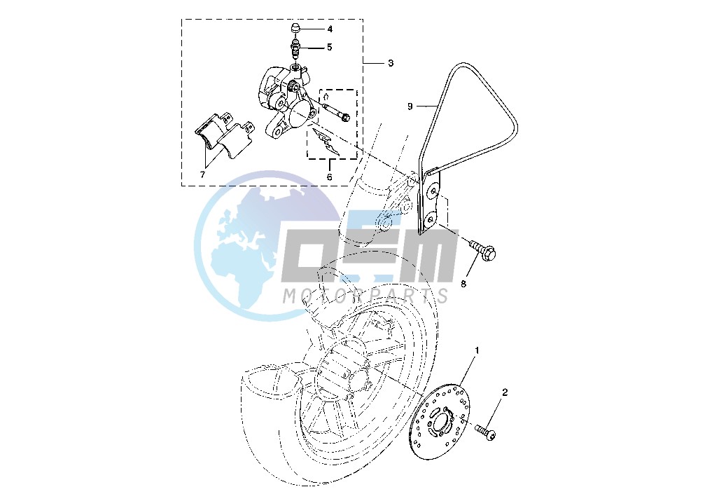 FRONT BRAKE CALIPER