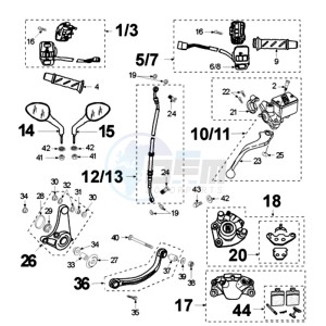 FIGHT LND FR drawing BRAKE SYSTEM