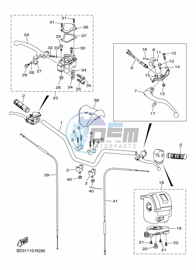 STEERING HANDLE & CABLE