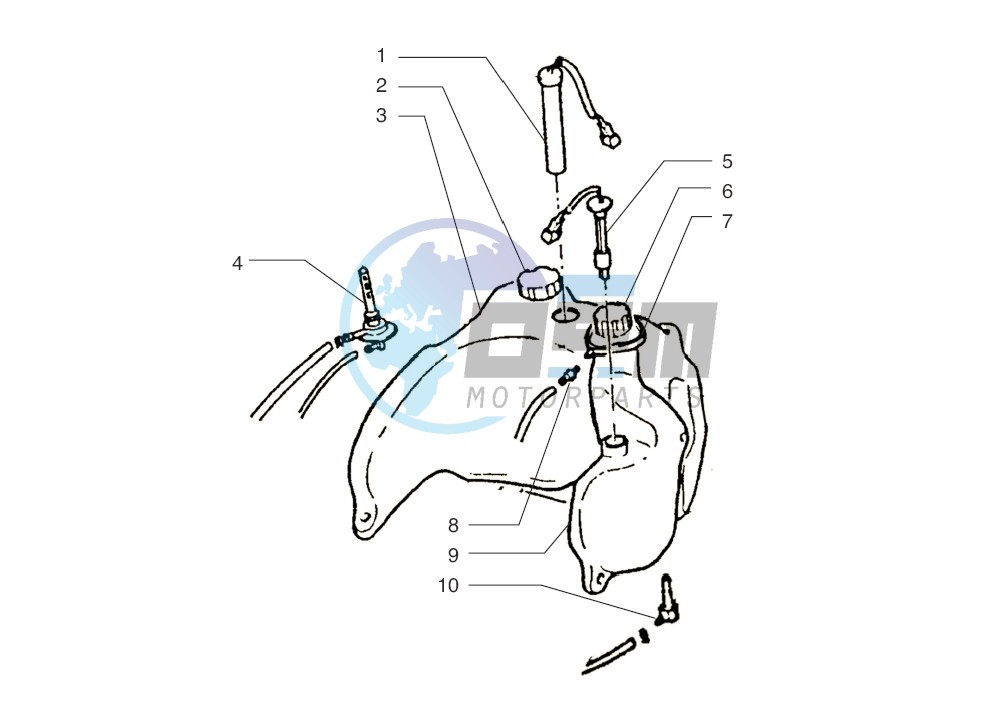 Fuel tank-Oil tank