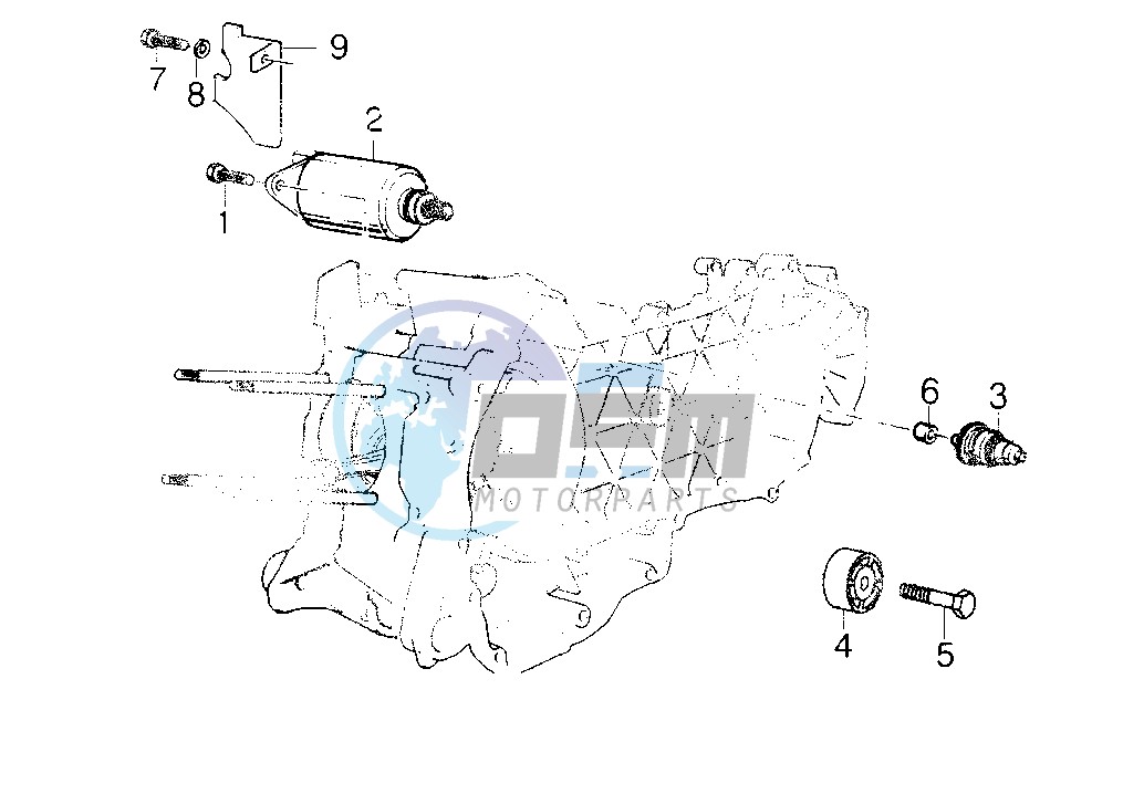 Starting motor