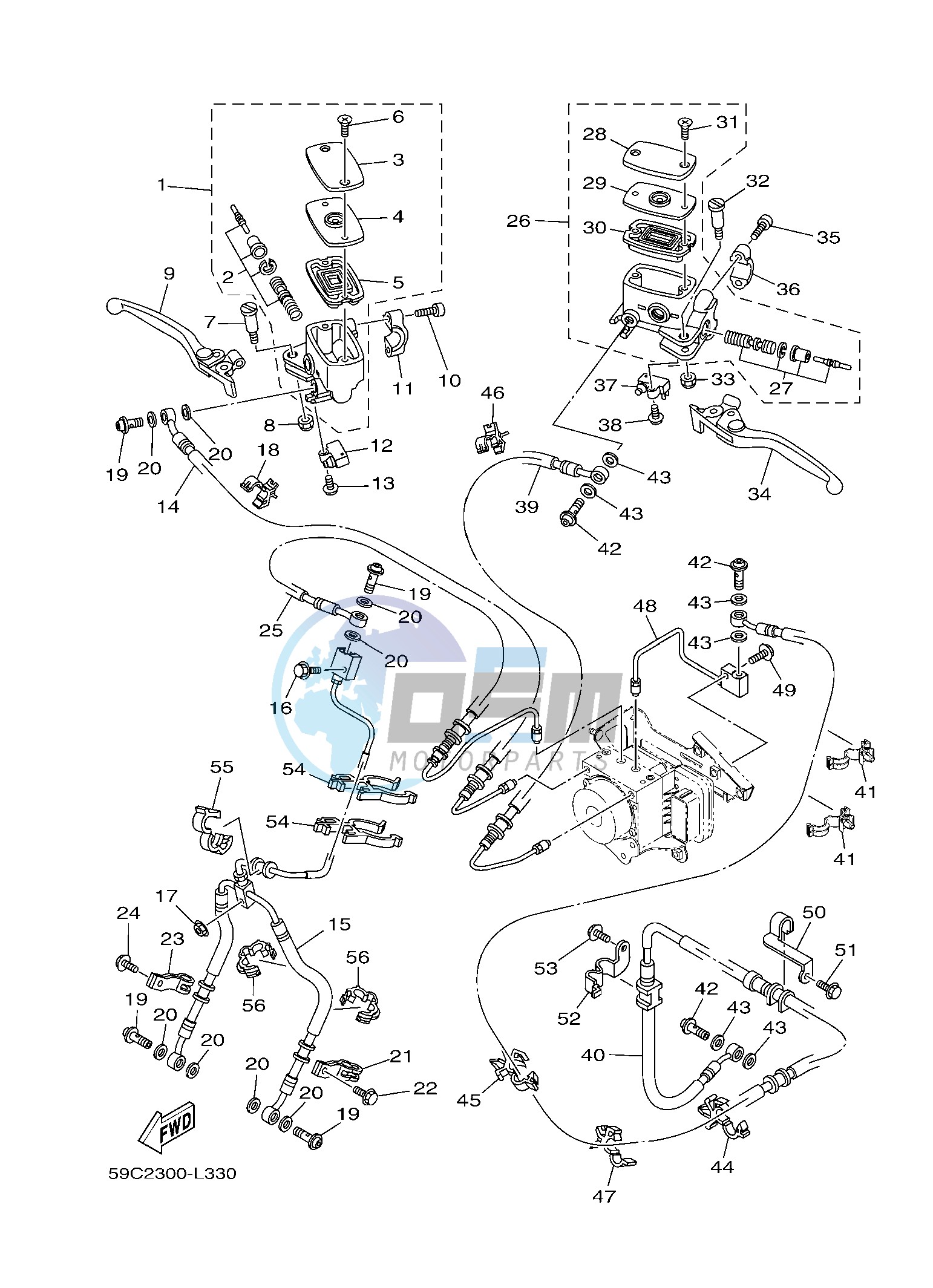 FRONT MASTER CYLINDER