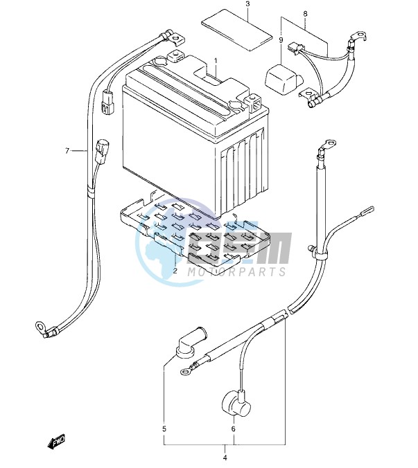 BATTERY (SFV650/A L1 - L5)