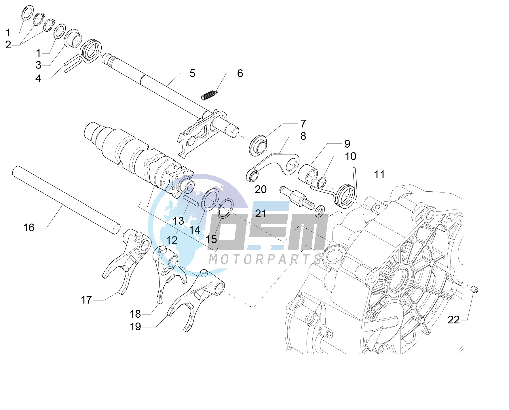 Gear box selector