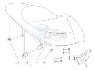 Runner 200 VXR 4t Race e3 (UK) UK drawing Saddle seats - Tool roll