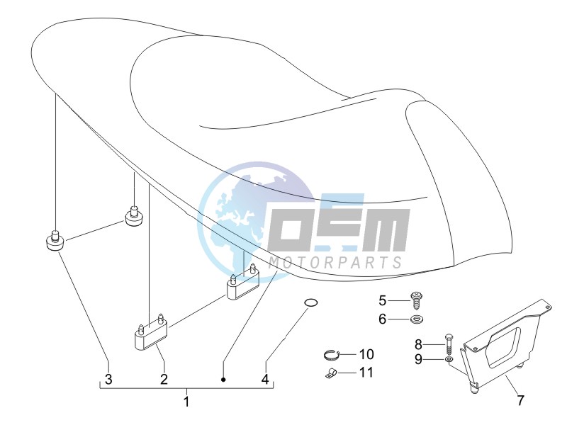 Saddle seats - Tool roll