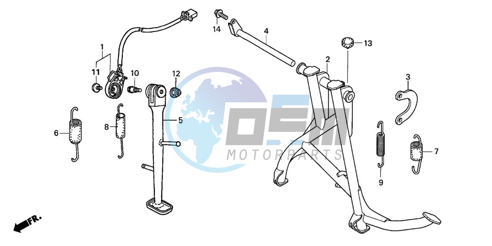 STAND (CBF600S6/SA6/N6/NA6)