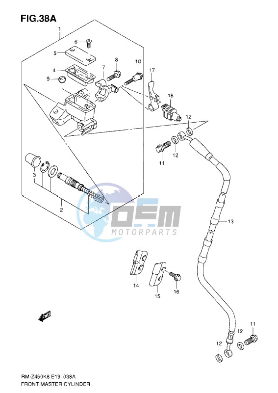 FRONT MASTER CYLINDER L1