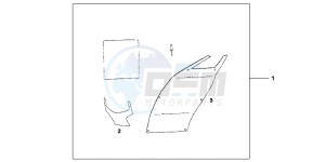 CB1000RAC drawing RR.FENDER COVER