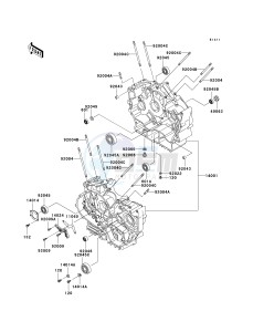 VN 800 B [VULCAN 800 CLASSIC] (B10) B10 drawing CRANKCASE