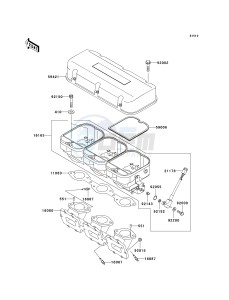 JT 1100 G[1100 STX D.I.] (G1 ) [1100 STX D.I.] drawing THROTTLE