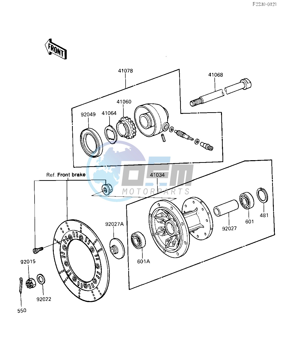 FRONT HUB