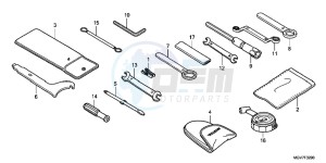 CBR600FB drawing TOOLS