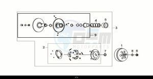 JOYMAX Z+ 300 (LW30W2-EU) (E5) (M1) drawing DRIVEN PULLEY