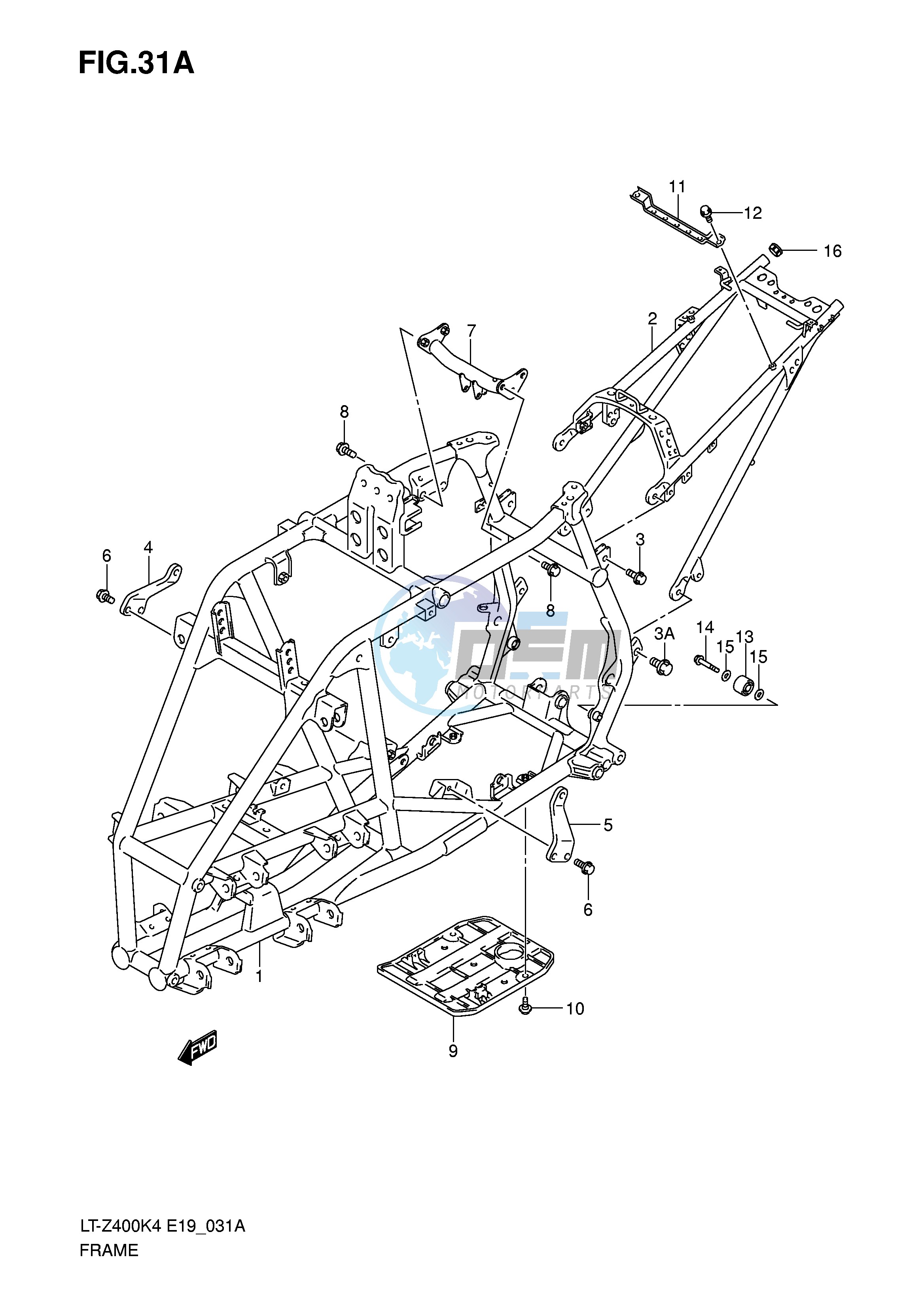 FRAME (MODEL K5 K6 K7)