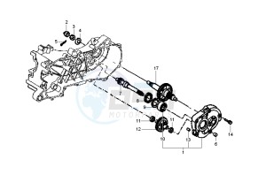 Runner PUREJET 50 drawing Gear group