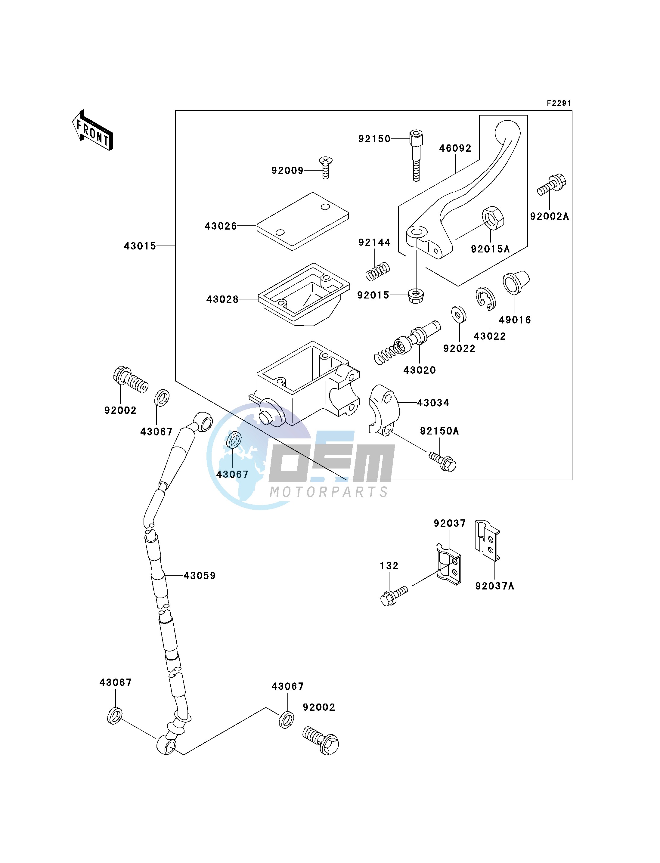 FRONT MASTER CYLINDER