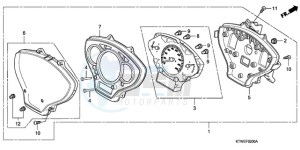 SH300AR9 F / ABS CMF SPC drawing METER