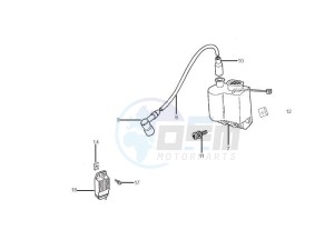 RCR_SMT 50 drawing Voltage Regulators - Electronic Control Units (ecu) - H.T. Coil