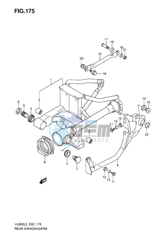 REAR SWINGINGARM