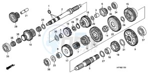 TRX420FAC drawing TRANSMISSION